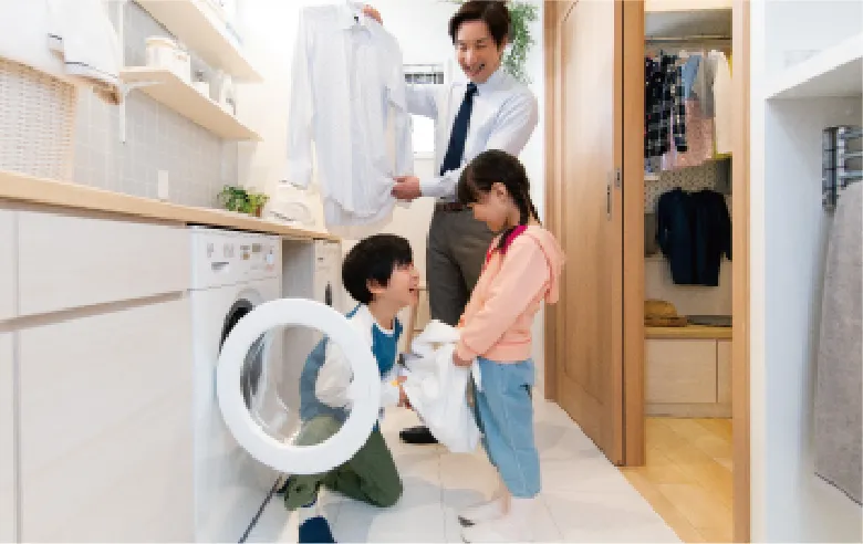 時短や効率化を図る「家事ラク動線」